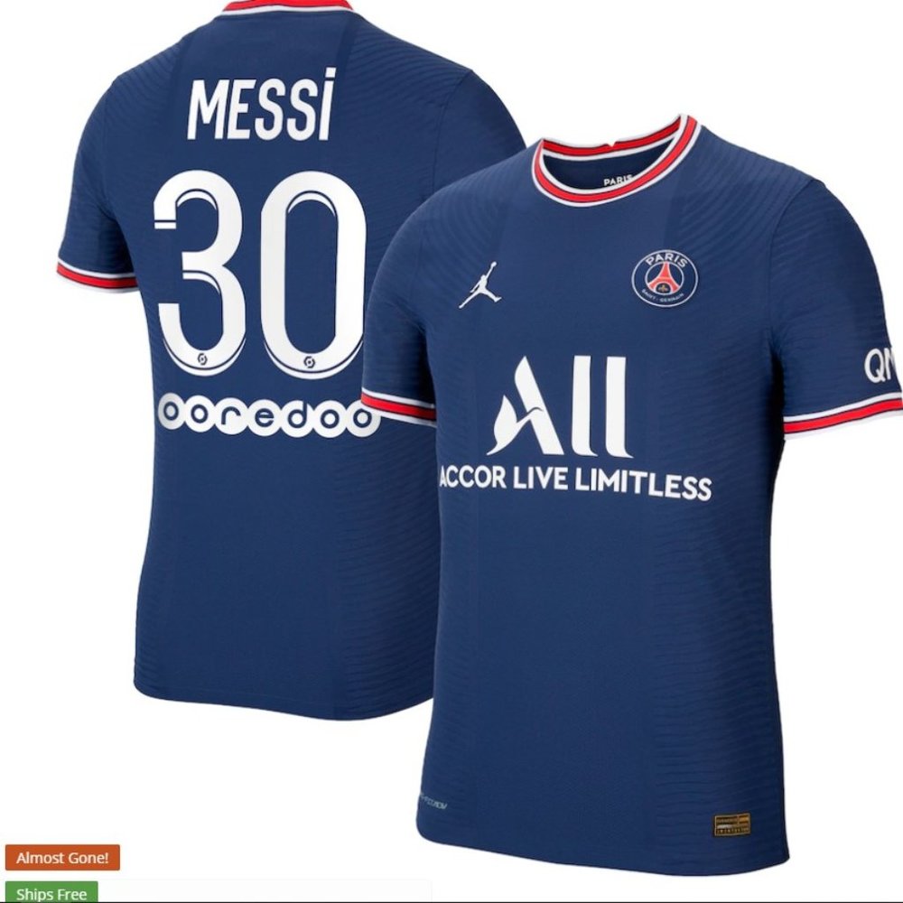 NEW! 2021/22 Home Vapor Match Authentic Player Jersey - Blue - Women's XL